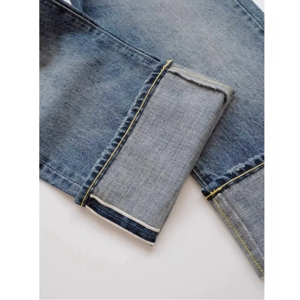 [R13] Tailored Drop Cuffed Estin Selvedge Jeans Special Edition - Picture 6 of 9